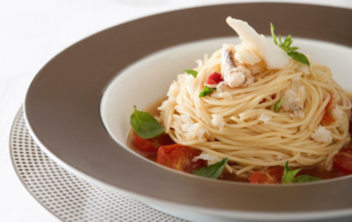 Crab Meat Cherry Tomato And Basil Angel Hair San Remo