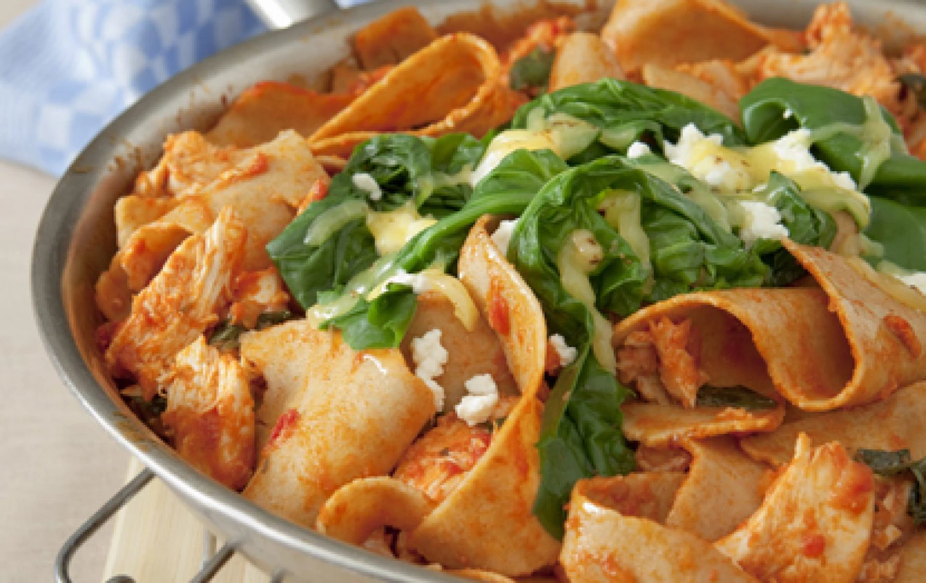 » Frying Pan Chicken Lasagna