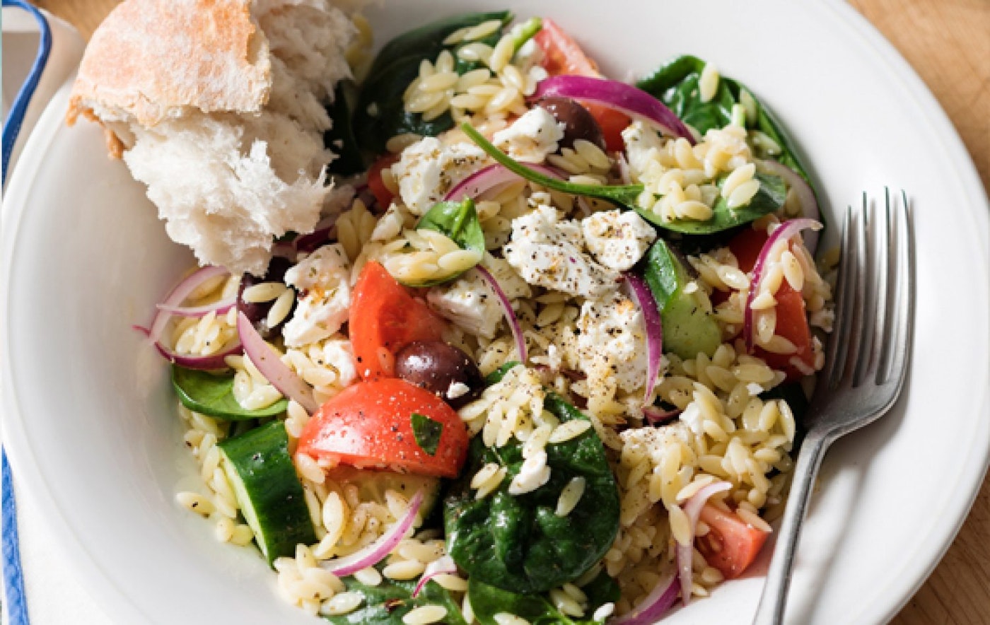 Greek Risoni Salad - San Remo