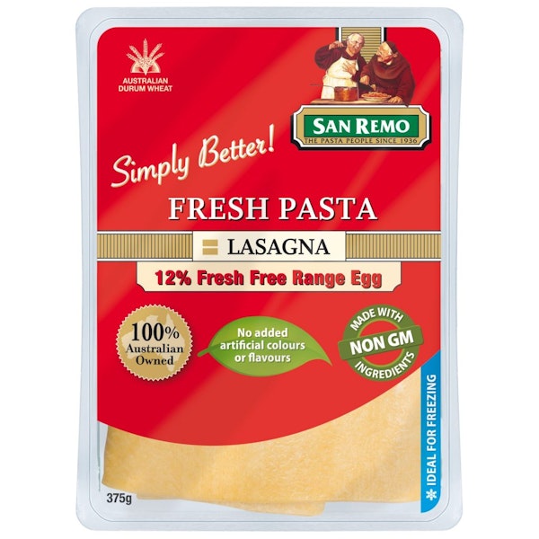 » Fresh Lasagna Sheet