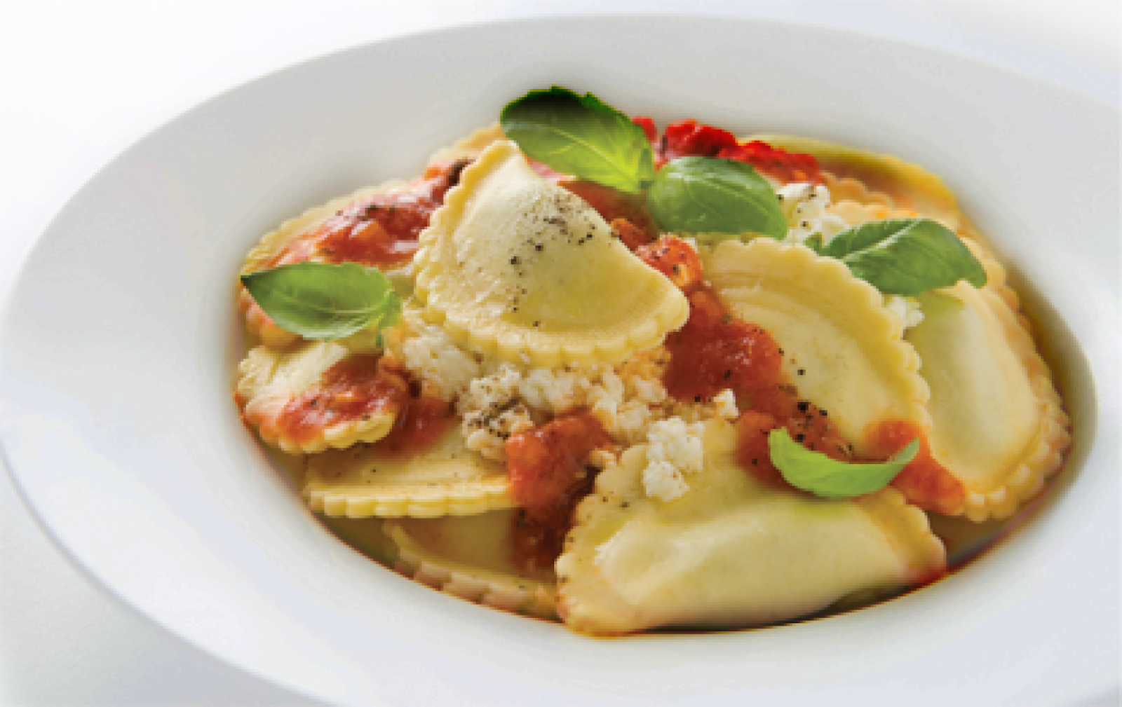 » Agnolotti with Spinach Sauce