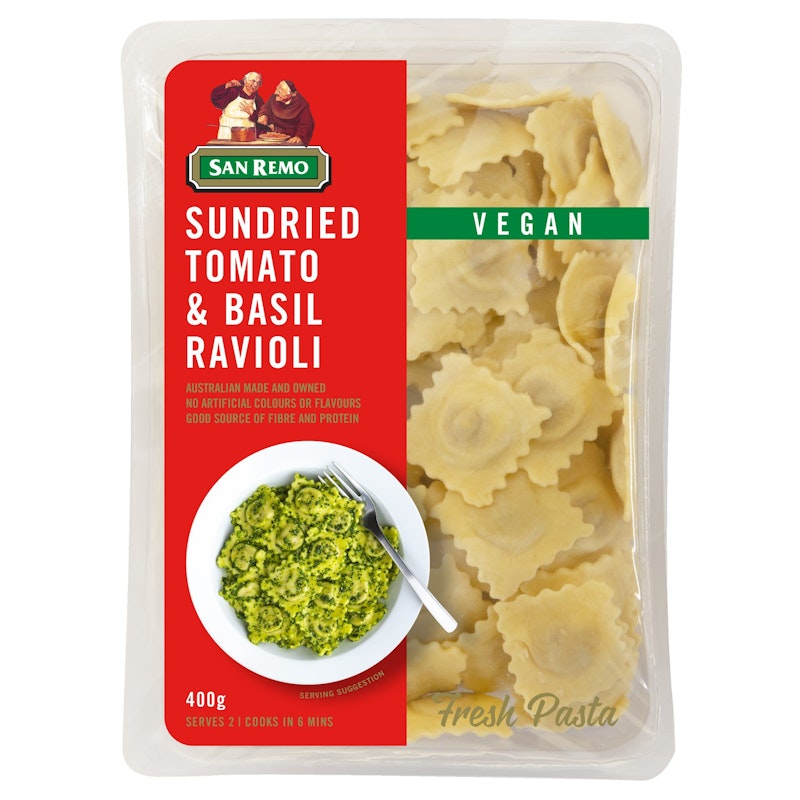 » Fresh Vegan Ravioli