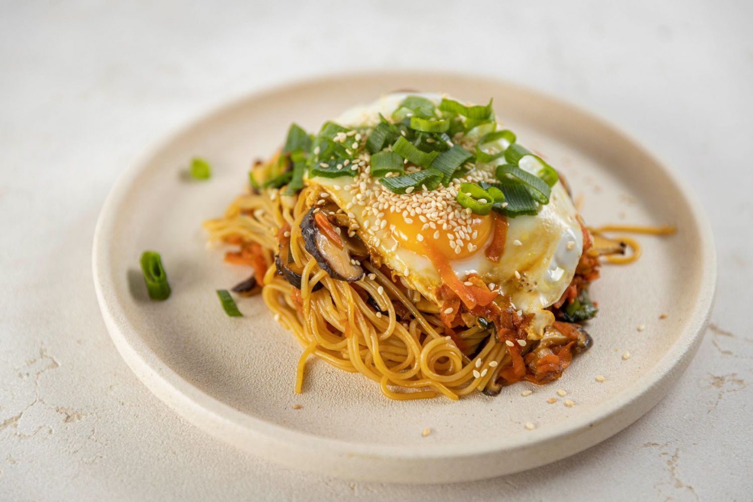 Ramen Noodles with Fried Egg