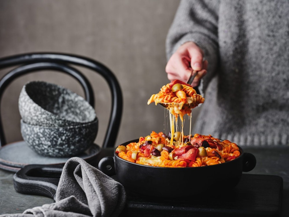 » No Boil Trivelle Pasta Bake